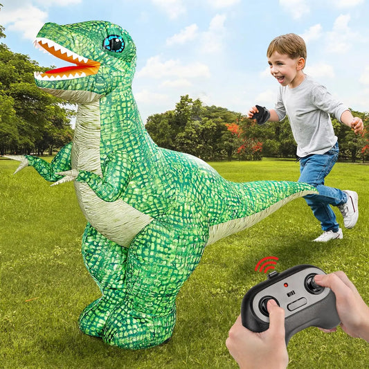 Remote Control Inflatable Dinosaur Toy - Wholesalus
