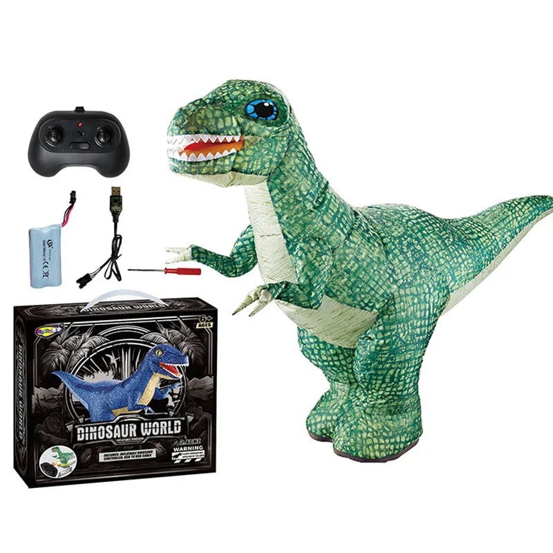 Remote Control Inflatable Dinosaur Toy - Wholesalus