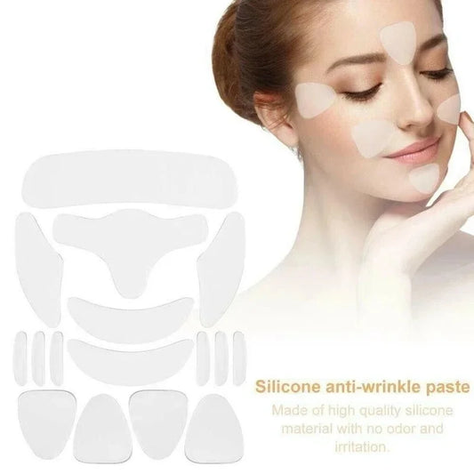 Reusable Anti Wrinkle Silicone Sticker 16 Pcs - Wholesalus