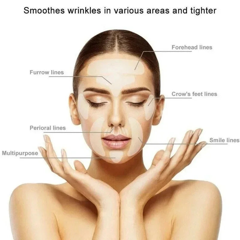 Reusable Anti Wrinkle Silicone Sticker 16 Pcs - Wholesalus