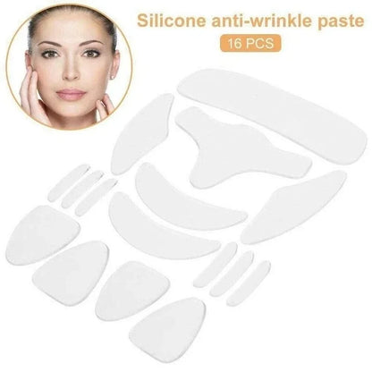 Reusable Anti Wrinkle Silicone Sticker 16 Pcs - Wholesalus