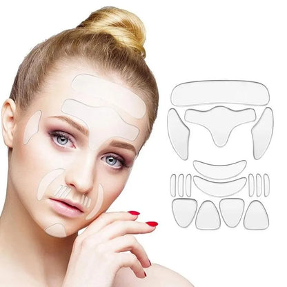 Reusable Anti Wrinkle Silicone Sticker 16 Pcs - Wholesalus