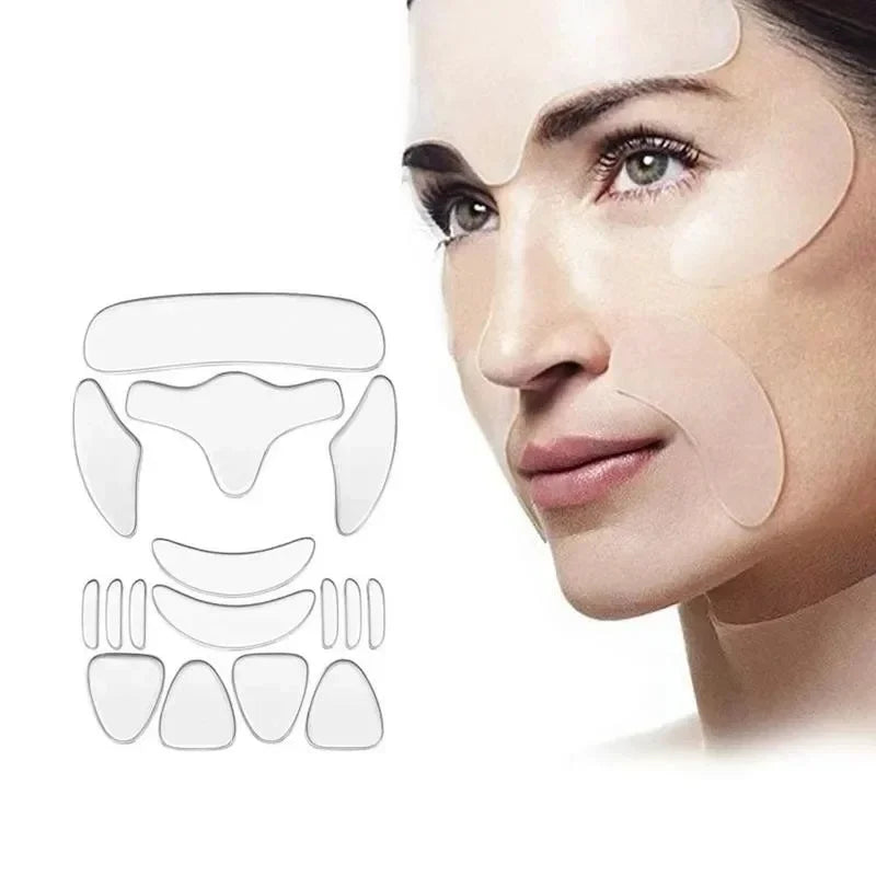 Reusable Anti Wrinkle Silicone Sticker 16 Pcs - Wholesalus