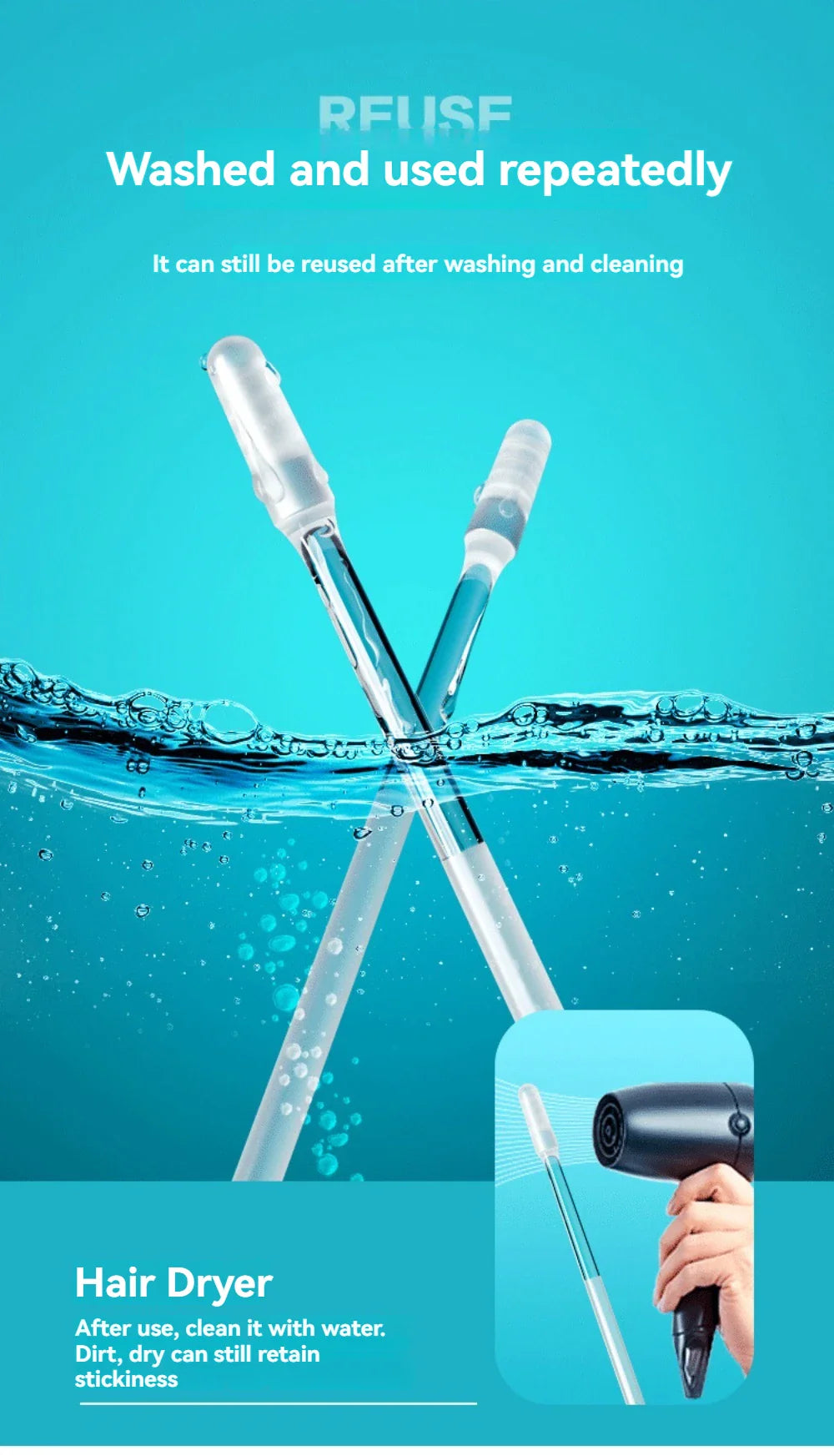 Reusable Sticky Ear Pick 24Pcs - Wholesalus