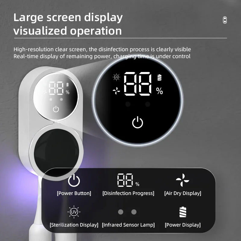 Smart Portable Toothbrush UV Sterilizer - Wholesalus