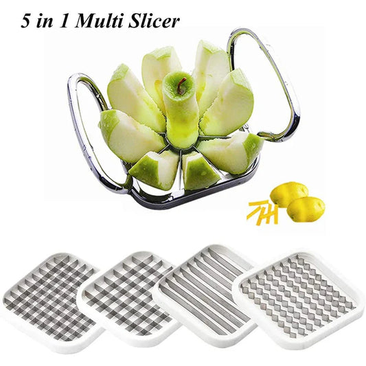 Stainless Steel 5 In 1 Multi Slicer - Wholesalus