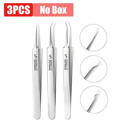 Stainless Steel Blackhead Remover Tool - 3Pcs Set - Wholesalus