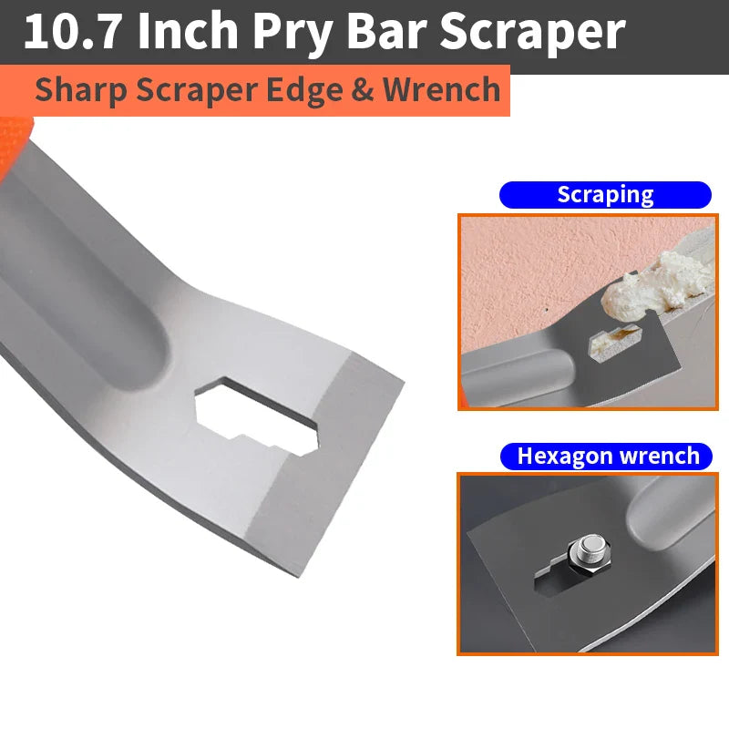 Stainless Steel Pry Bar - Wholesalus