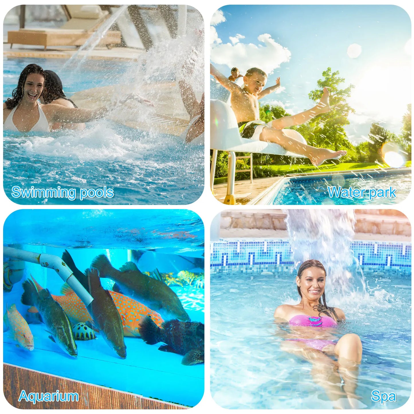 Swimming Pool Dual Spray Water Fountain - Wholesalus