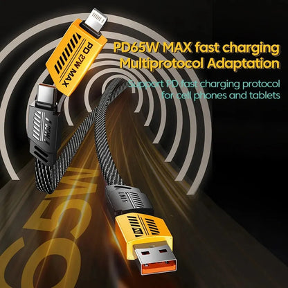 Ultra Strong 4 in 1 Fast Charge Data Cable - Wholesalus