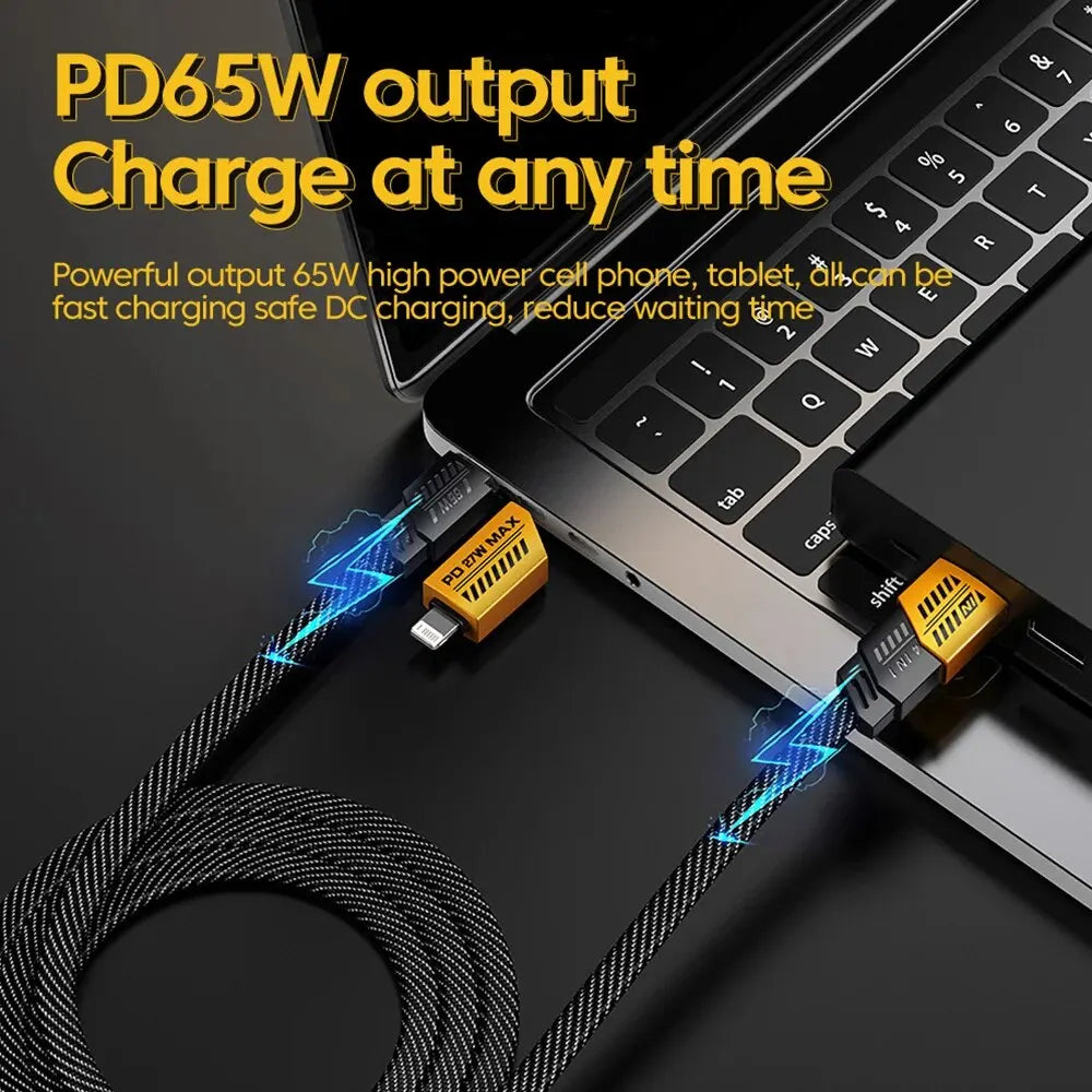 Ultra Strong 4 in 1 Fast Charge Data Cable - Wholesalus