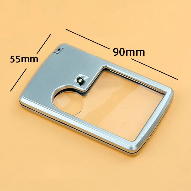 Ultra Thin Magnifying Glass with Led Light - Wholesalus