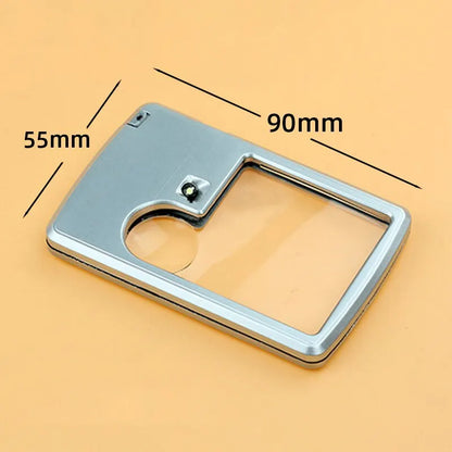 Ultra Thin Magnifying Glass with Led Light - Wholesalus