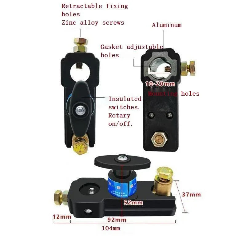 Universal Car Battery Disconnect Switch - Wholesalus