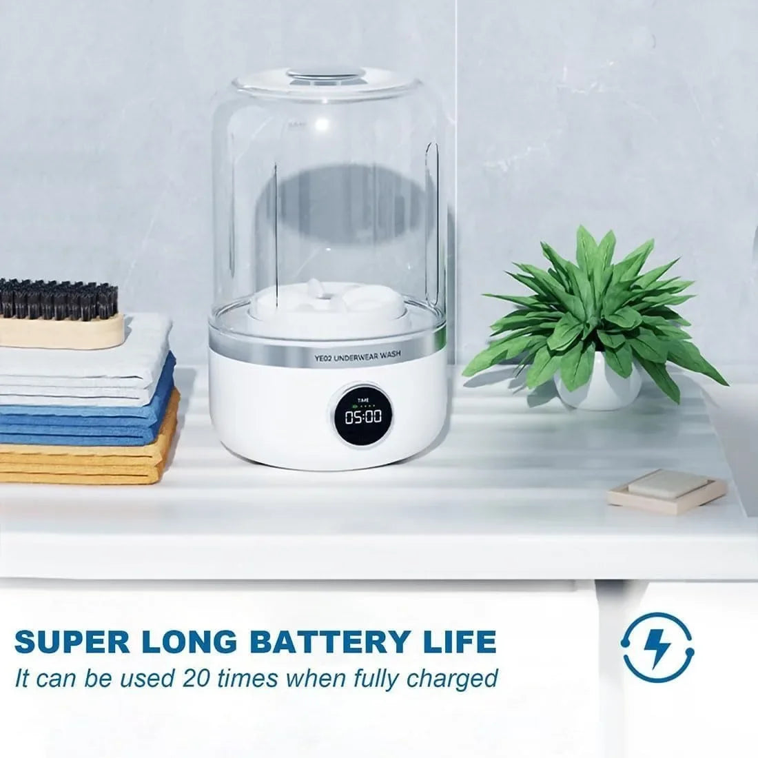 Wireless Mini Washing Machine - Wholesalus