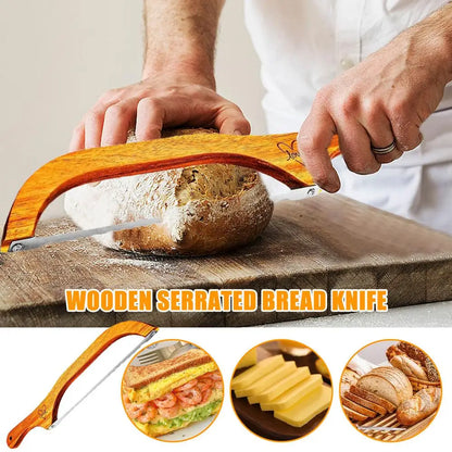 Wooden Bread Slicer - Wholesalus