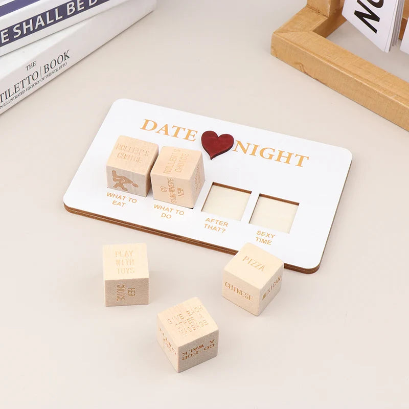 Wooden Date and Night Planner Game - Wholesalus