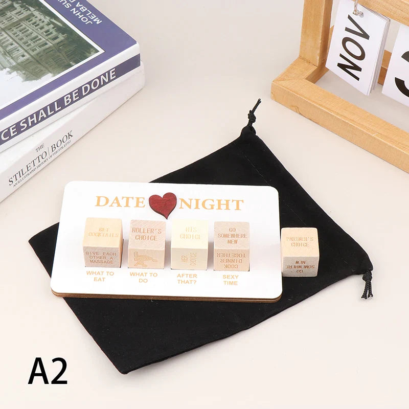 Wooden Date and Night Planner Game - Wholesalus