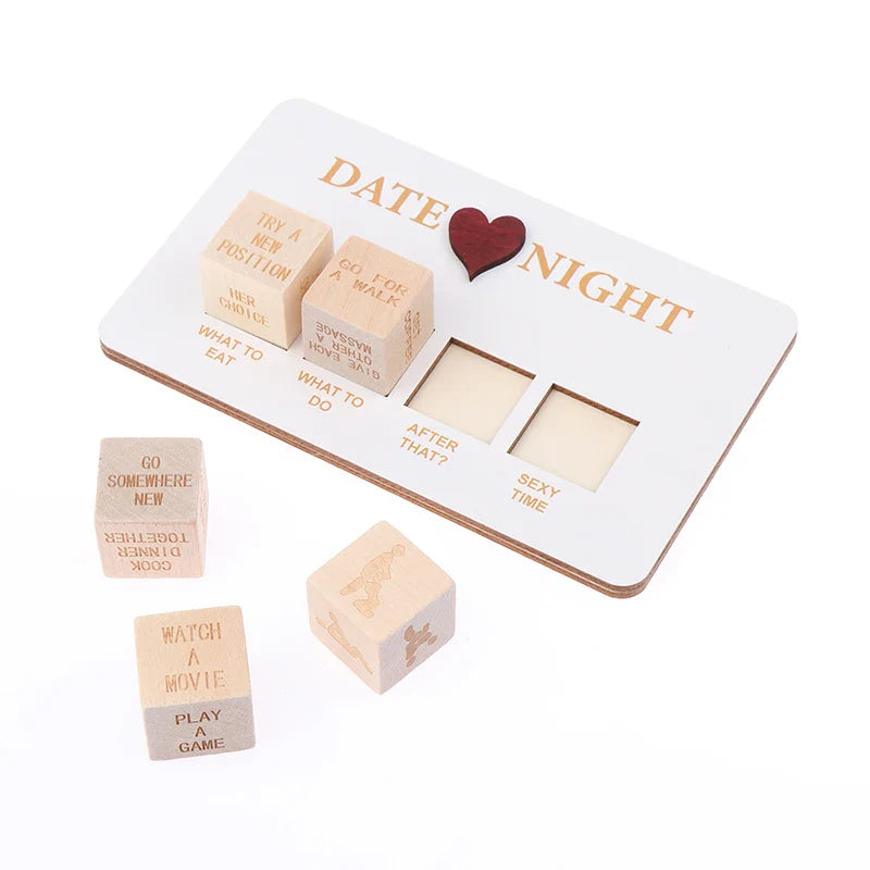 Wooden Date and Night Planner Game - Wholesalus
