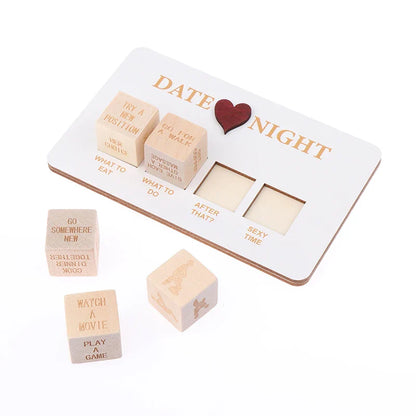 Wooden Date and Night Planner Game - Wholesalus