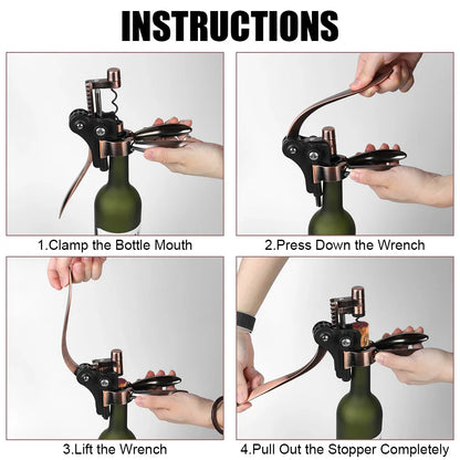 Zinc Alloy Wine Cork Opener - Wholesalus