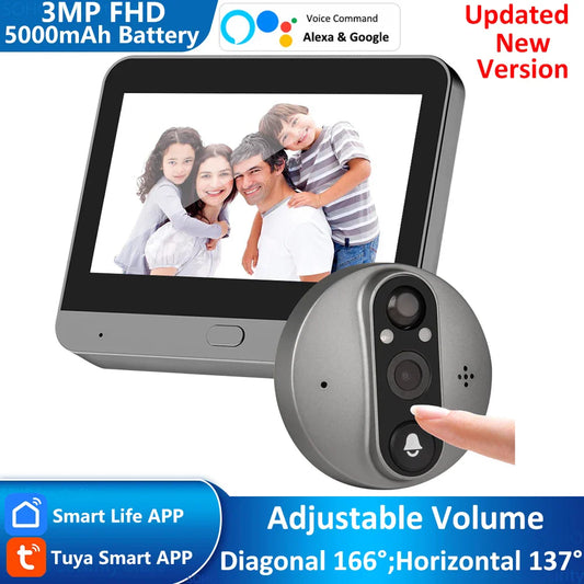 WiFi Door Bell Eye Camera - Wholesalus