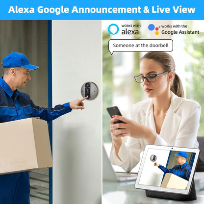 WiFi Door Bell Eye Camera - Wholesalus