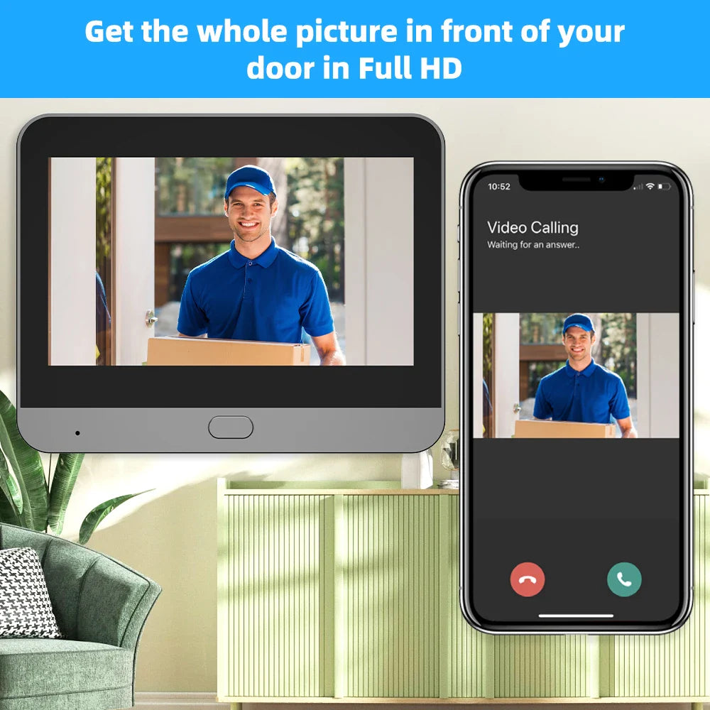 WiFi Door Bell Eye Camera - Wholesalus