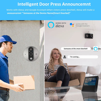 WiFi Door Bell Eye Camera - Wholesalus