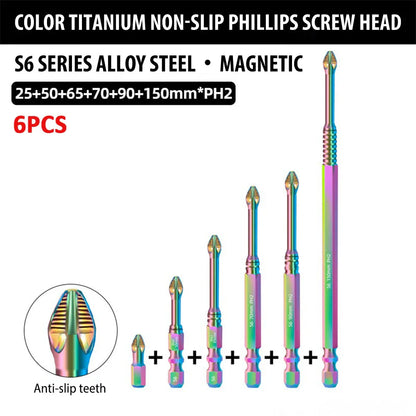 Magnetic Titanium Impact Anti-Slip Screw Head - Wholesalus