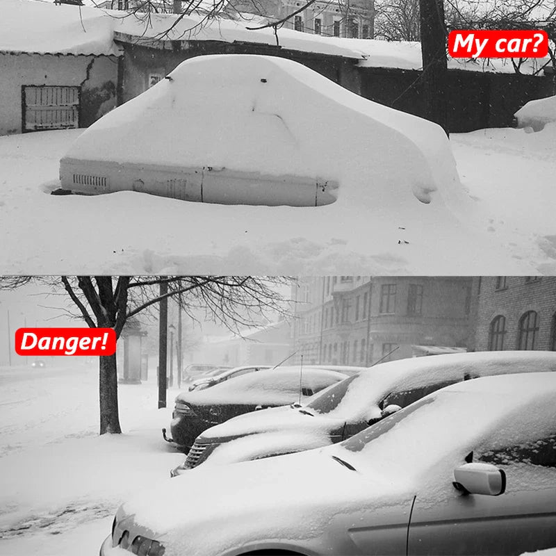 Electric Car Windshield Glass Snow Scraper - Wholesalus