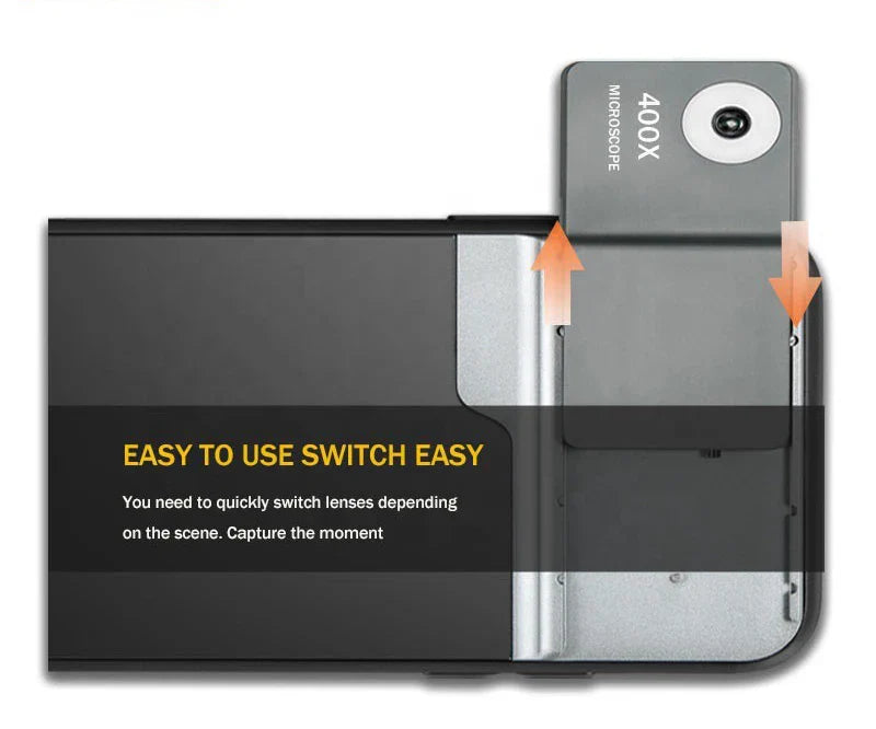 Multi-Functional 400X Microscope iPhone Case - Wholesalus