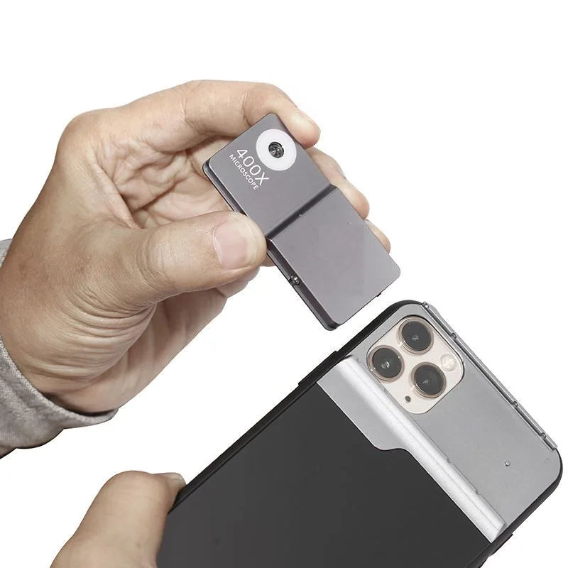 Multi-Functional 400X Microscope iPhone Case - Wholesalus