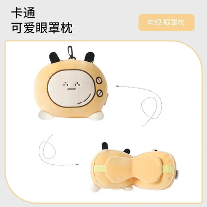 2-in-1 Travel Eye mask Pillow - Wholesalus