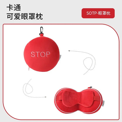 2-in-1 Travel Eye mask Pillow - Wholesalus