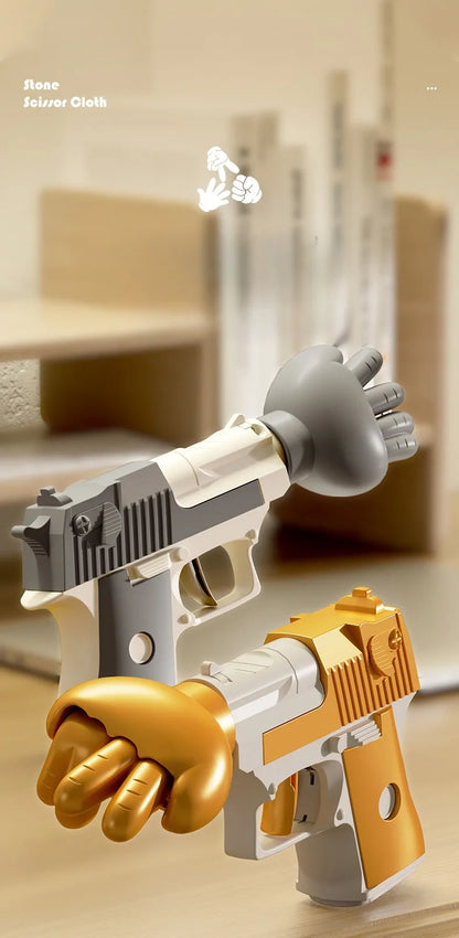 Rock Paper Scissors Gun Toy - Wholesalus