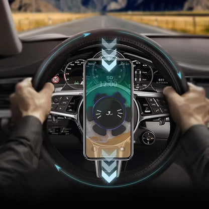 360° Rotation Steering Wheel Magnetic Phone Bracket - Wholesalus