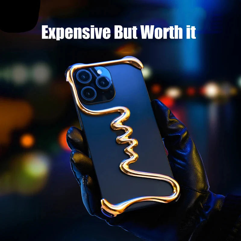Metal Alloy Frameless  iPhone Case - Wholesalus