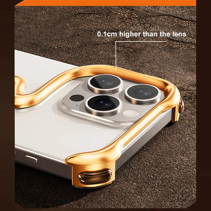 Metal Alloy Frameless  iPhone Case - Wholesalus