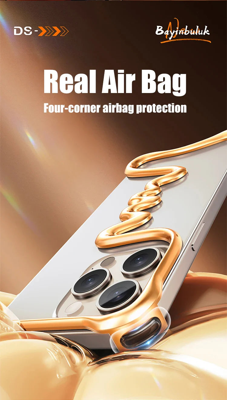 Metal Alloy Frameless  iPhone Case - Wholesalus