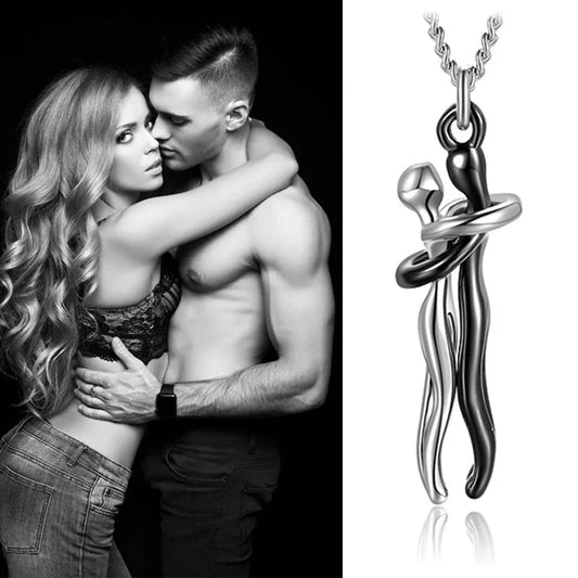 Fashion Hugging Pendant Necklace - Wholesalus
