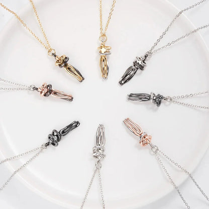 Fashion Hugging Pendant Necklace - Wholesalus