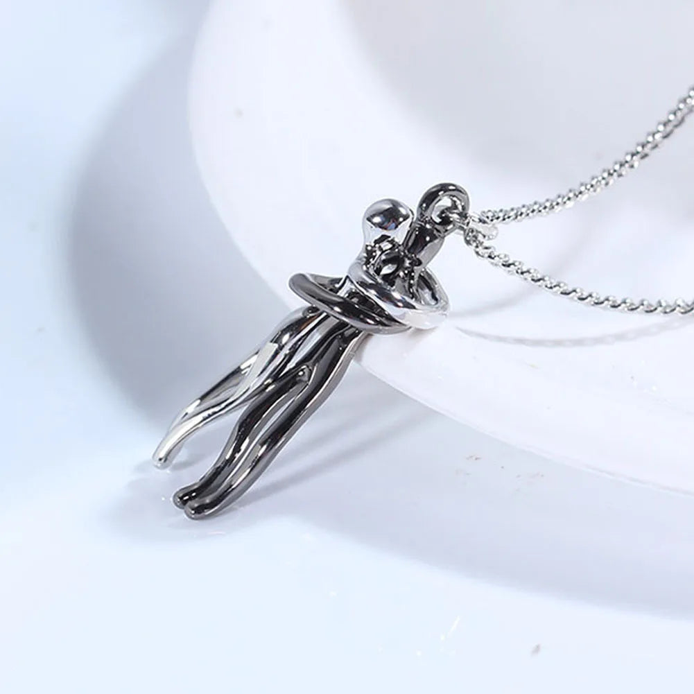 Fashion Hugging Pendant Necklace - Wholesalus