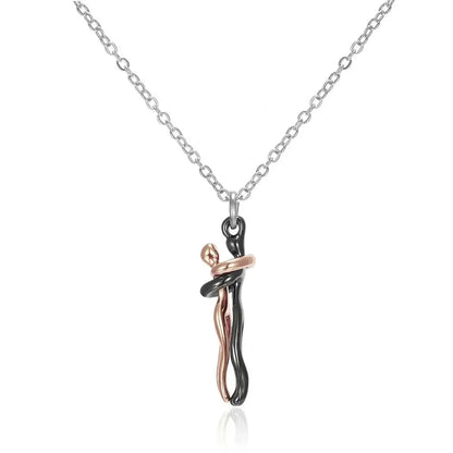 Fashion Hugging Pendant Necklace - Wholesalus