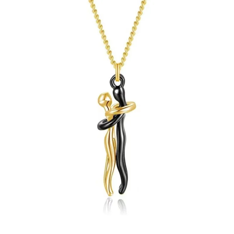 Fashion Hugging Pendant Necklace - Wholesalus