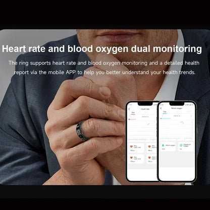 Smart LED Health Monitoring Ring - Wholesalus