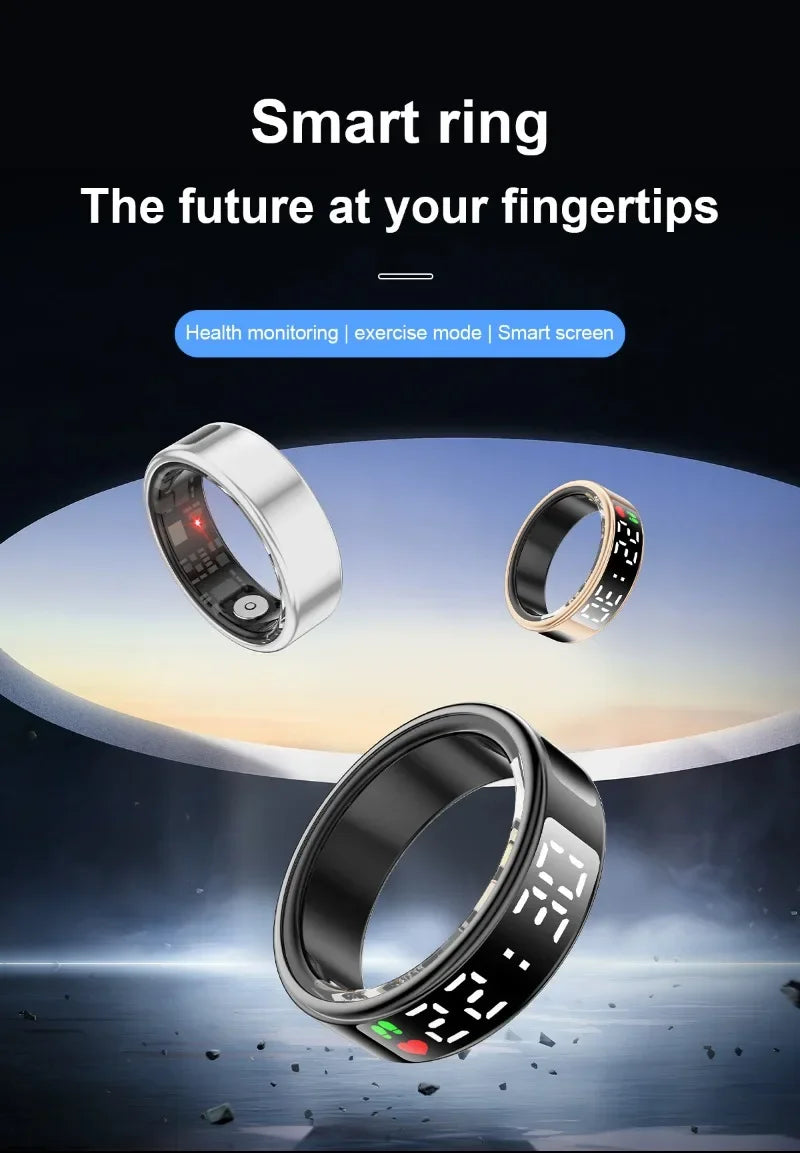 Smart LED Health Monitoring Ring - Wholesalus