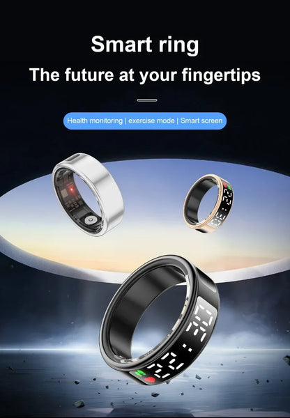 Smart LED Health Monitoring Ring - Wholesalus