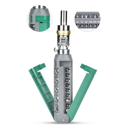 14 In 1 Multi-Angle Ratchet Screwdriver - Wholesalus