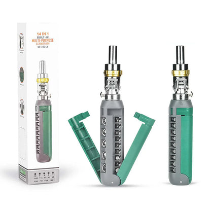 14 In 1 Multi-Angle Ratchet Screwdriver - Wholesalus